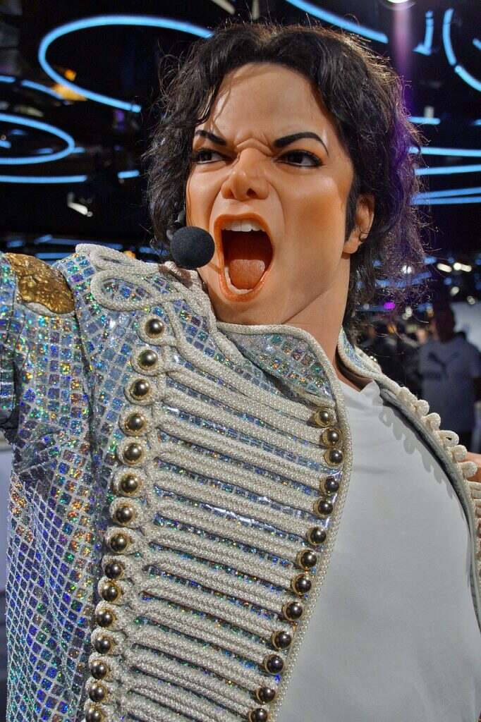 michael jackson, wax, dummy