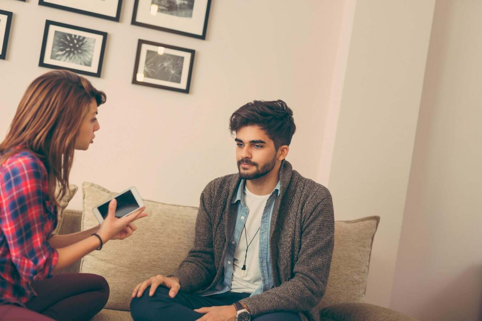 Couple having a fight