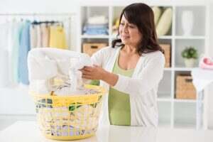 Examining for stains