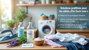 découvrez nos astuces complètes pour éliminer efficacement les mauvaises odeurs de transpiration, d'humidité, de friture et bien d'autres encore sur vos vêtements. transformez votre garde-robe et retrouvez des textiles frais et agréables à porter.