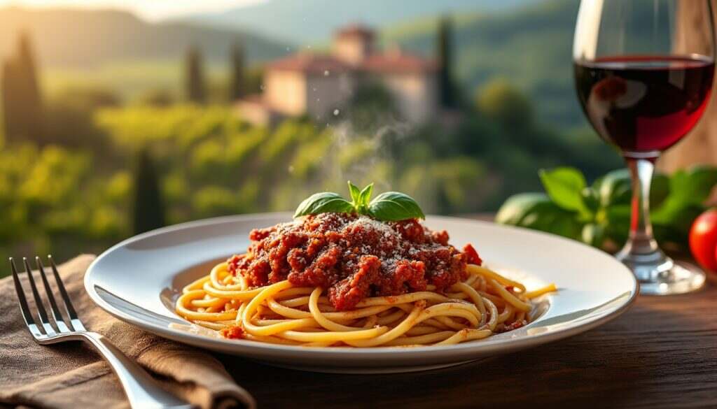 Délicieuses Spaghettis à la Sauce Bolognaise : Un Voyage Culinaire en Italie découvrez notre recette de spaghettis à la sauce bolognaise, un plat emblématique de la cuisine italienne qui vous transporte au cœur de l'italie. savourez des pâtes parfaitement al dente nappées d'une sauce riche et parfumée, faite à partir d'ingrédients frais et authentiques. un voyage culinaire inoubliable vous attend !