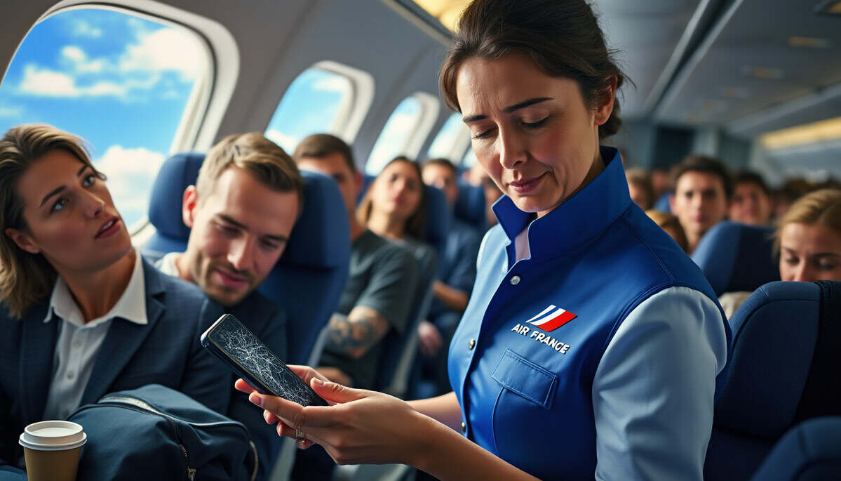 découvrez comment un passager d'air france a oublié son téléphone à bord d'un avion, poussant la compagnie à demander un retour en arrière. une histoire captivante qui met en lumière les efforts d'air france pour satisfaire ses clients.