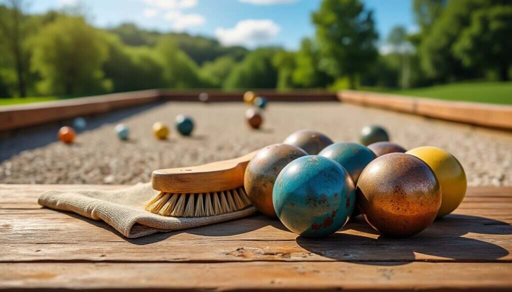 découvrez nos astuces indispensables pour nettoyer et préserver vos boules de pétanque, même celles touchées par la rouille. apprenez des techniques efficaces pour garantir la longévité de vos équipements et améliorer votre jeu. ne laissez pas la saleté ou l'oxydation ruiner votre expérience pétanque !