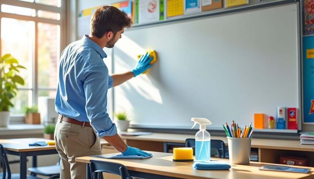 découvrez nos conseils indispensables pour nettoyer efficacement votre tableau blanc et prolonger sa durée de vie. apprenez les techniques et produits à utiliser pour maintenir un espace de travail clair et fonctionnel.