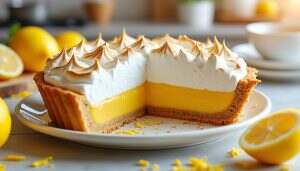 découvrez notre délicieuse tarte meringuée au citron, un dessert irrésistible qui allie harmonieusement l'acidité du citron à la douceur de la meringue. parfaite pour les amateurs de saveurs équilibrées!