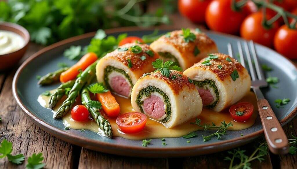 Délicieuses paupiettes de veau : un plat savoureux à découvrir découvrez nos délicieuses paupiettes de veau, un plat savoureux et réconfortant qui ravira vos papilles. idéales pour un dîner en famille ou entre amis, elles sont à la fois tendres et pleines de saveurs. éveillez vos sens avec cette recette incontournable !