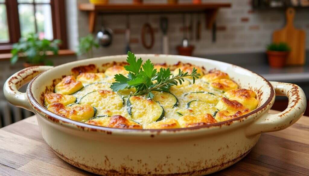 découvrez notre recette de gratin express de courgettes, un plat savoureux prêt en un clin d'œil ! idéal pour un repas rapide et délicieux, cette préparation facile saura ravir vos papilles et celles de vos proches.