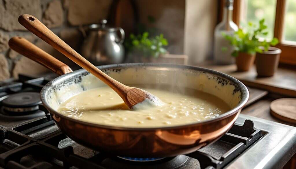 découvrez la sauce béchamel, la base crémeuse incontournable de la cuisine française. apprenez à réaliser cette délicieuse sauce, idéale pour vos plats gratinés, lasagnes et bien d'autres recettes sophistiquées. transformez vos repas en un festin savoureux grâce à ce classique de la gastronomie !