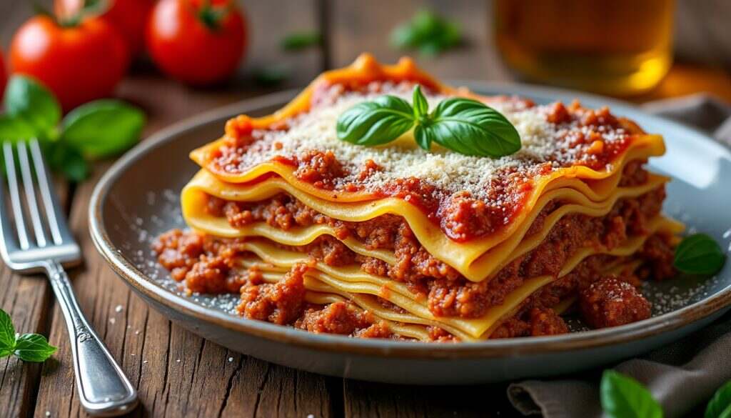 découvrez notre recette simple et délicieuse de lasagnes bolognaises, un plat réconfortant et savoureux qui ravira toute la famille. suivez nos étapes faciles pour préparer ce classique italien à la maison.