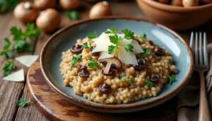 découvrez la recette authentique du risotto aux champignons, un plat savoureux et crémeux qui allie la richesse des champignons à la douceur du riz. apprenez à maîtriser cette spécialité italienne et émerveillez vos convives avec des ingrédients frais et des astuces de cuisine.