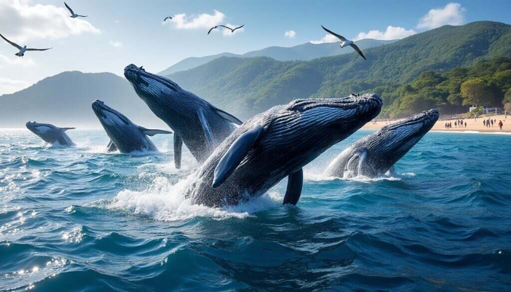 découvrez le retour des majestueuses baleines de 6 mètres en nouvelle-aquitaine ! assistez à ce spectacle exceptionnel pendant 8 semaines, une expérience inoubliable pour les amoureux de la nature et les passionnés de la mer.