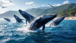 découvrez le retour des majestueuses baleines de 6 mètres en nouvelle-aquitaine ! assistez à ce spectacle exceptionnel pendant 8 semaines, une expérience inoubliable pour les amoureux de la nature et les passionnés de la mer.