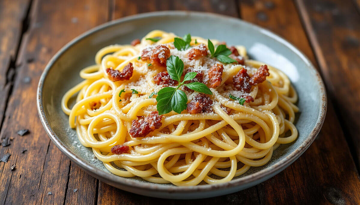 découvrez notre recette de pâtes carbonara revisitées à la française, alliant tradition et modernité. succombez à cette délicieuse fusion de saveurs, allégée et gourmande, qui met en valeur des ingrédients frais et de qualité. idéale pour impressionner vos invités ou pour un repas en famille, cette version revisitée saura séduire les palais les plus exigeants.
