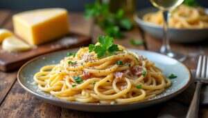 découvrez une recette savoureuse de pâtes carbonara revisitées à la française, alliant tradition et créativité. éveillez vos papilles avec des ingrédients raffinés et une cuisson parfaite pour un plat réconfortant qui séduira tous les gourmands.