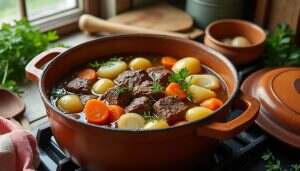 découvrez notre recette simplifiée du pot-au-feu, un plat réconfortant parfait pour réchauffer vos soirées. facile à réaliser, cette version allégée vous permet de savourer ce classique de la cuisine française sans effort. suivez nos étapes simples et régalez-vous en famille ou entre amis !