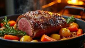 découvrez notre recette facile et délicieuse de rôti de bœuf au four. parfait pour un repas en famille ou entre amis, ce plat savoureux saura ravir vos papilles avec des ingrédients simples et des étapes claires. faites plaisir à vos convives avec ce classique de la cuisine qui allie tendreté et goût!