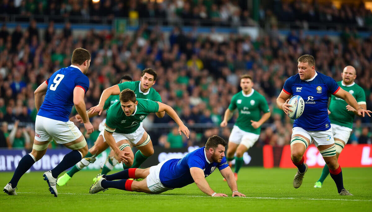 découvrez comment le quinze de france a triomphé en irlande, captivant 6,5 millions de téléspectateurs avec une performance époustouflante. revivez les moments forts de ce match historique et l'engouement des fans pour le rugby français.