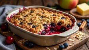 découvrez notre recette de crumble facile, un dessert délicieux et incontournable qui ravira vos convives. avec des ingrédients simples et rapides à préparer, réalisez ce classique sucré à base de fruits et de pâte croustillante en un rien de temps. parfait pour toutes les occasions !