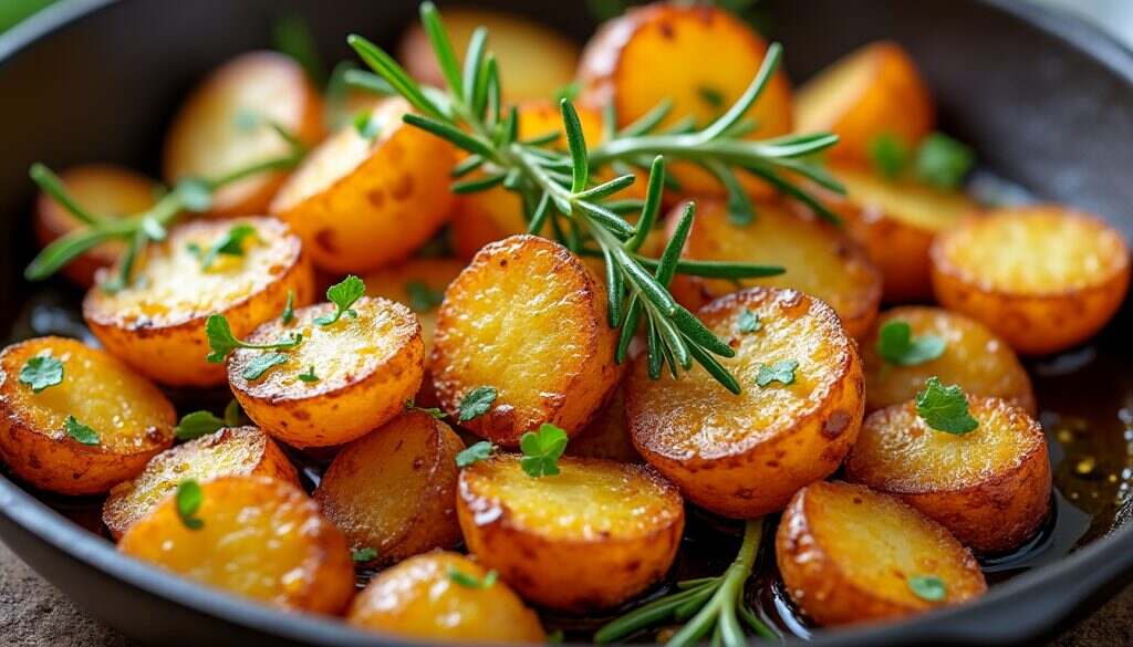 découvrez nos délices de pommes de terre sautées, un accompagnement irrésistible qui allie croustillant et saveur. parfait pour rehausser n'importe quel plat, ces pommes de terre dorées sont idéales pour partager des moments gourmands en famille ou entre amis.