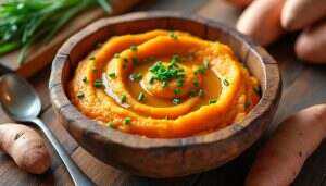 découvrez notre délicieuse purée de patates douces, un plat réconfortant et nutritif qui ravira vos papilles. parfaite pour accompagner vos repas, cette recette facile à réaliser allie saveurs et bienfaits pour une expérience culinaire inoubliable.