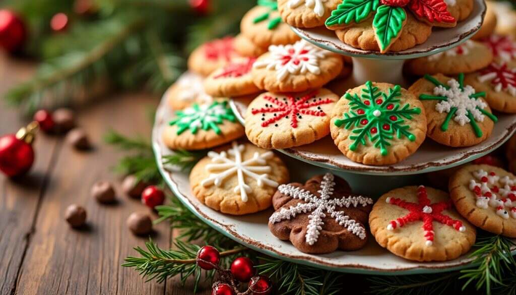 découvrez nos délicieuses douceurs festives avec cette recette de biscuits de noël irrésistibles. parfaits pour partager en famille ou pour égayer vos fêtes, ces biscuits allient saveurs traditionnelles et touches créatives. laissez-vous séduire par des arômes de cannelle, de gingembre et de chocolat, pour des moments chaleureux et gourmands.
