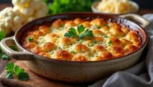 découvrez notre savoureuse recette de gratin de chou-fleur, un plat réconfortant idéal pour les soirées d'hiver. facile à préparer, ce gratin allie la douceur du chou-fleur à une délicieuse sauce crémeuse, le tout gratiné à la perfection. parfait pour toute la famille !