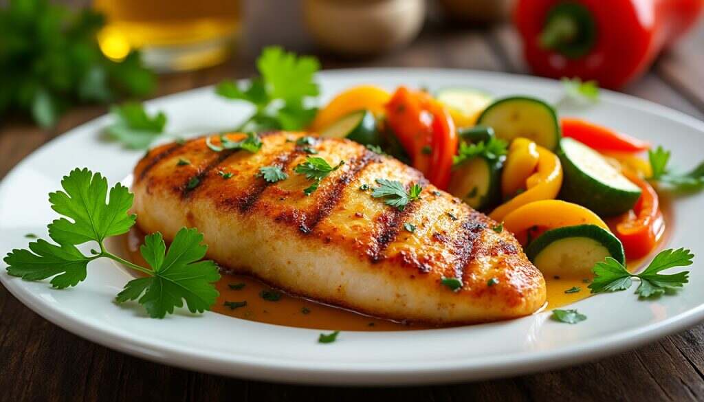 découvrez notre filet de poulet savoureux, délicatement mariné avec des épices de curry envoûtantes. une expérience culinaire qui éveillera vos papilles et sublimera vos repas. parfait pour un dîner raffiné ou un repas convivial.