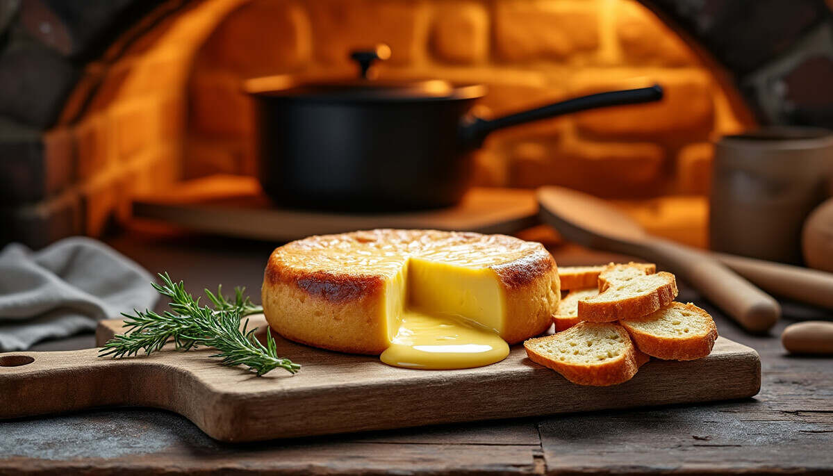 découvrez le délice crémeux du mont d'or fondant au four. ce fromage au lait de vache, enveloppé dans son bois, se transforme en un plat réconfortant et savoureux, parfait pour les soirées d'hiver. accompagné de pain frais ou de pommes de terre, il saura ravir vos papilles. laissez-vous séduire par cette spécialité du jura et régalez-vous en partageant ce moment convivial en famille ou entre amis.