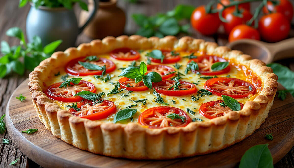 découvrez notre recette de tarte savoureuse aux tomates et à la moutarde, une délicieuse alliance de saveurs qui éveillera vos papilles. parfaite pour un repas convivial ou un pique-nique, cette tarte est simple à préparer et allie le goût sucré des tomates à la légère piquant de la moutarde. régalez-vous !