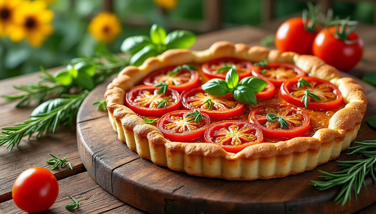 découvrez notre recette de tarte savoureuse aux tomates et à la moutarde, une délicieuse alliance de saveurs qui ravira vos papilles. idéale pour un repas en famille ou entre amis, cette tarte gourmande allie le goût riche des tomates à la touche piquante de la moutarde. facile à préparer, elle deviendra vite un incontournable de votre cuisine.