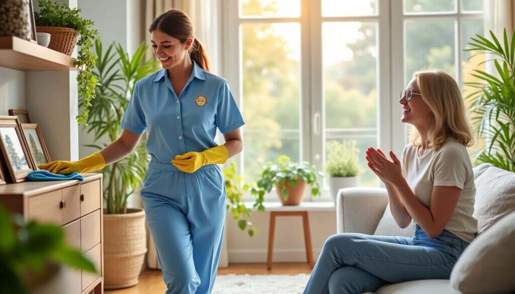 découvrez notre service de ménage à domicile sur mesure, alliant convivialité et professionnalisme pour un intérieur impeccable. profitez d'une équipe expérimentée, attentive à vos besoins, pour un entretien personnalisé de votre espace de vie.