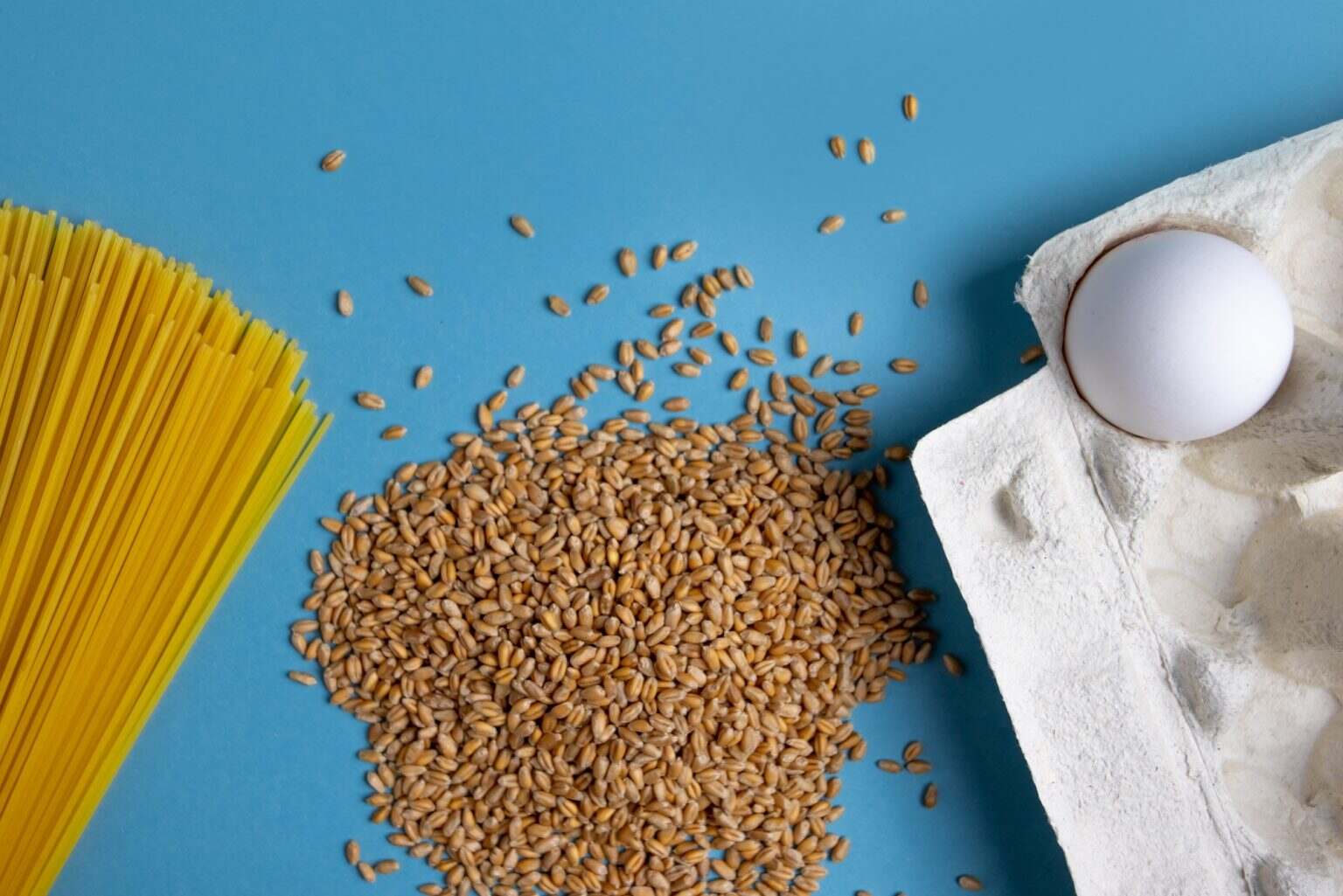 Food shortage, eggs, butter, wheat, pasta. Basic necessities, rise in price due to sanctions