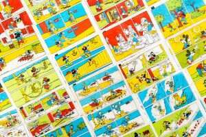 March 28, 2021: Minsk.Belarus. Donald's chewing gum inserts are photographed