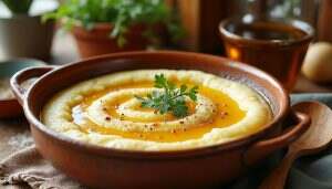 découvrez notre recette de polenta crémeuse, un plat réconfortant à savourer lors des journées froides. simple à préparer, elle allie douceur et saveurs irrésistibles pour satisfaire vos envies gourmandes.