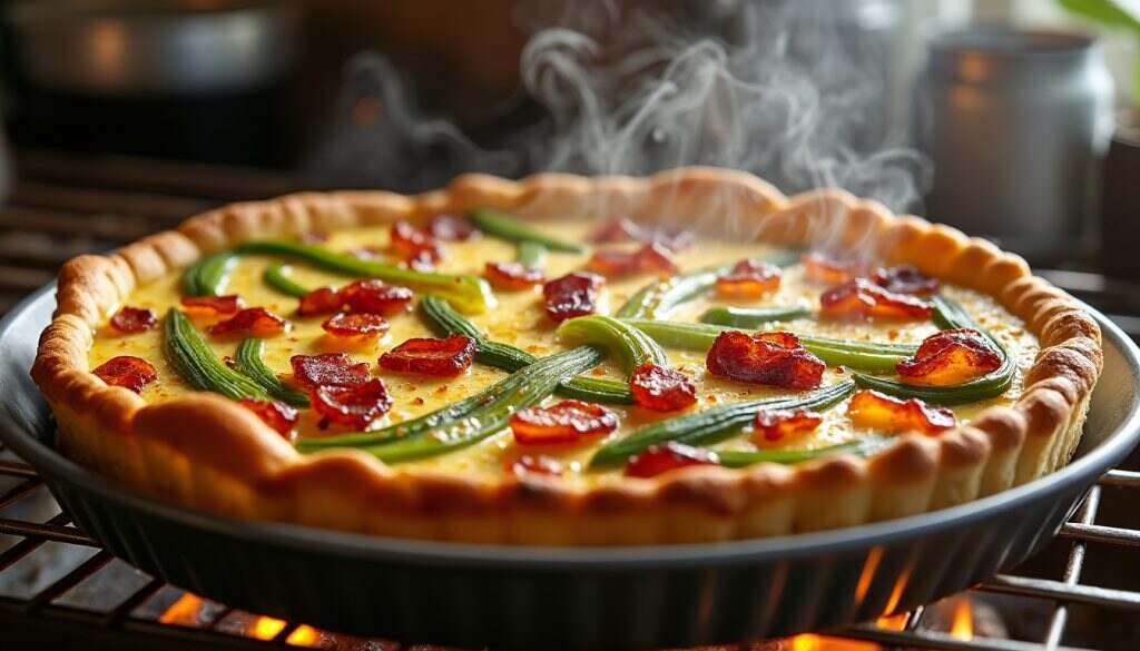 découvrez notre délicieuse recette de quiche aux poireaux et lardons, parfaite pour un repas réconfortant. facile à préparer, cette quiche savoureuse allie la douceur des poireaux à la richesse des lardons pour un résultat irrésistible. à servir chaude ou tiède, elle ravira vos convives à tous les coups.