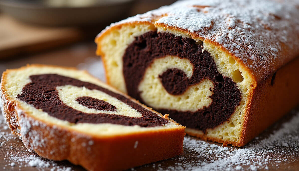 découvrez notre recette simplifiée du délicieux cake marbré au chocolat. unir deux saveurs irrésistibles, chocolat et vanille, n'a jamais été aussi facile ! parfait pour le goûter ou en dessert, épatez vos proches avec ce gâteau moelleux et savoureux.