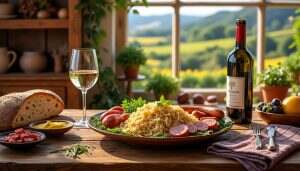 découvrez la choucroute alsacienne, un plat emblématique de la région qui allie saveurs authentiques et traditions culinaires. apprenez comment préparer cette délicieuse spécialité à base de chou fermenté et de viandes savoureuses, et plongez dans l'histoire gastronomique de l'alsace.