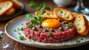 découvrez les secrets de l'art du steak tartare, un classique de la cuisine crue. apprenez à préparer ce plat savoureux, alliant fraîcheur et authenticité, pour épater vos convives et régaler vos papilles.