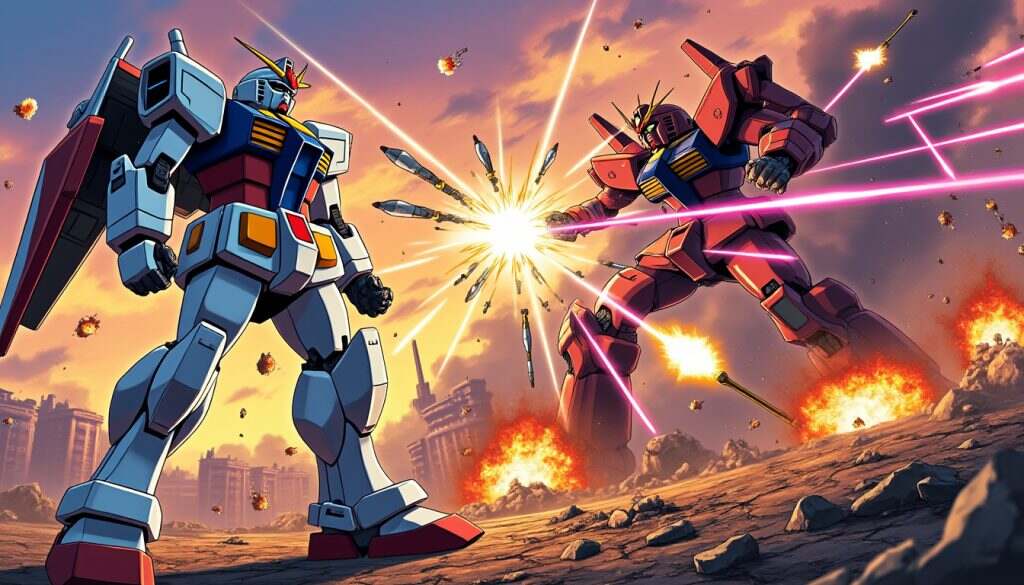 découvrez notre sélection des meilleurs animes de mechas qui captiveront les fans de science-fiction et d'action. plongez dans des univers futuristes où des robots géants s'affrontent dans des batailles épiques et où les intrigues humaines prennent vie. ne manquez pas ces œuvres incontournables qui redéfinissent le genre !