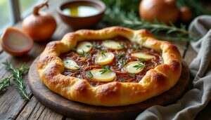 découvrez notre recette express de tarte aux oignons savoureuse, parfaite pour un repas rapide et délicieux. facile à préparer, cette tarte ravira vos papilles avec ses ingrédients simples et son goût inoubliable. idéale pour un déjeuner ou un dîner entre amis!