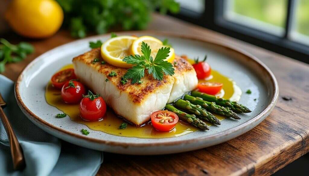 Recette facile de dos de cabillaud : un délice en toute simplicité découvrez notre recette facile de dos de cabillaud, un plat savoureux et léger qui marie simplicité et délice. idéal pour un repas rapide, vous impressionnerez vos invités sans effort grâce à cette préparation délicate et savoureuse.