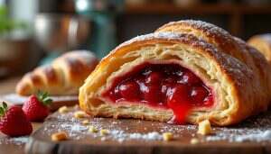 découvrez notre roulé sucré à la confiture, une douceur irrésistible qui fond dans la bouche. parfait pour accompagner vos pauses gourmandes, ce dessert est un véritable délice à dévorer sans modération!