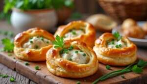 savourez nos délicieux vol-au-vent garnis de blancs de poulet, une recette raffinée alliant légèreté et gourmandise. idéaux pour vos repas festifs ou vos dîners entre amis, ces petits délices feuilletés raviront vos papilles avec leur onctueuse farce. découvrez une expérience culinaire inoubliable!