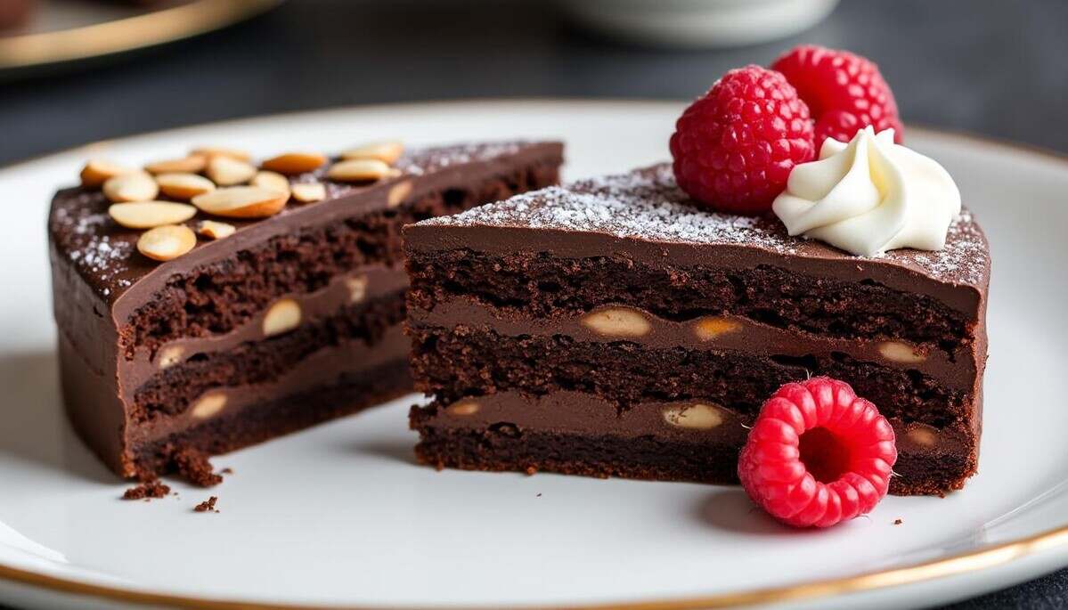 découvrez la délicieuse recette de notre gâteau moelleux au chocolat et aux amandes en poudre. un dessert fondant qui allie le goût intense du chocolat à la texture légère des amandes, parfait pour toutes les occasions !