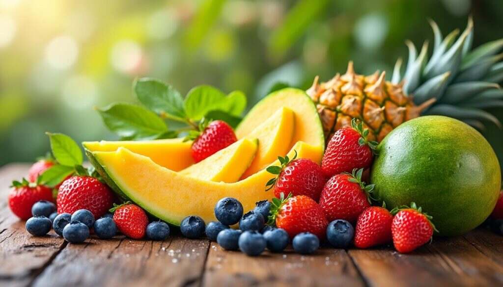 découvrez un mélange succulent de fruits frais, alliant douceur et acidité pour une explosion de fraîcheur en bouche. parfait pour vos snacks, desserts ou smoothies, ce mélange saura ravir vos papilles et égayer vos journées !