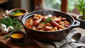 découvrez ma vision unique du cassoulet, un plat emblématique de la cuisine française. plongez dans une expérience gastronomique où tradition et créativité se rencontrent, et laissez-vous séduire par des saveurs authentiques et réinventées.