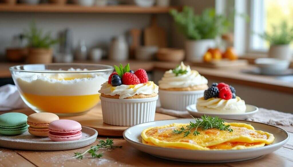 découvrez des recettes express et des astuces pratiques pour utiliser vos blancs d'œufs ! transformez-les en délices sucrés ou salés en un rien de temps. idéal pour ne rien gaspiller tout en régalant vos convives.