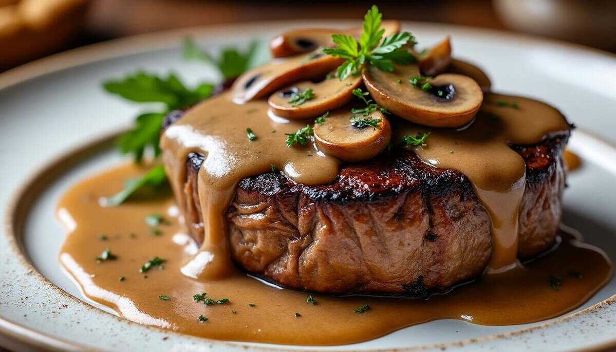 découvrez notre délicieuse sauce aux champignons, conçue pour rehausser le goût de vos steaks. facile à préparer, elle apportera une touche raffinée et savoureuse à vos plats.