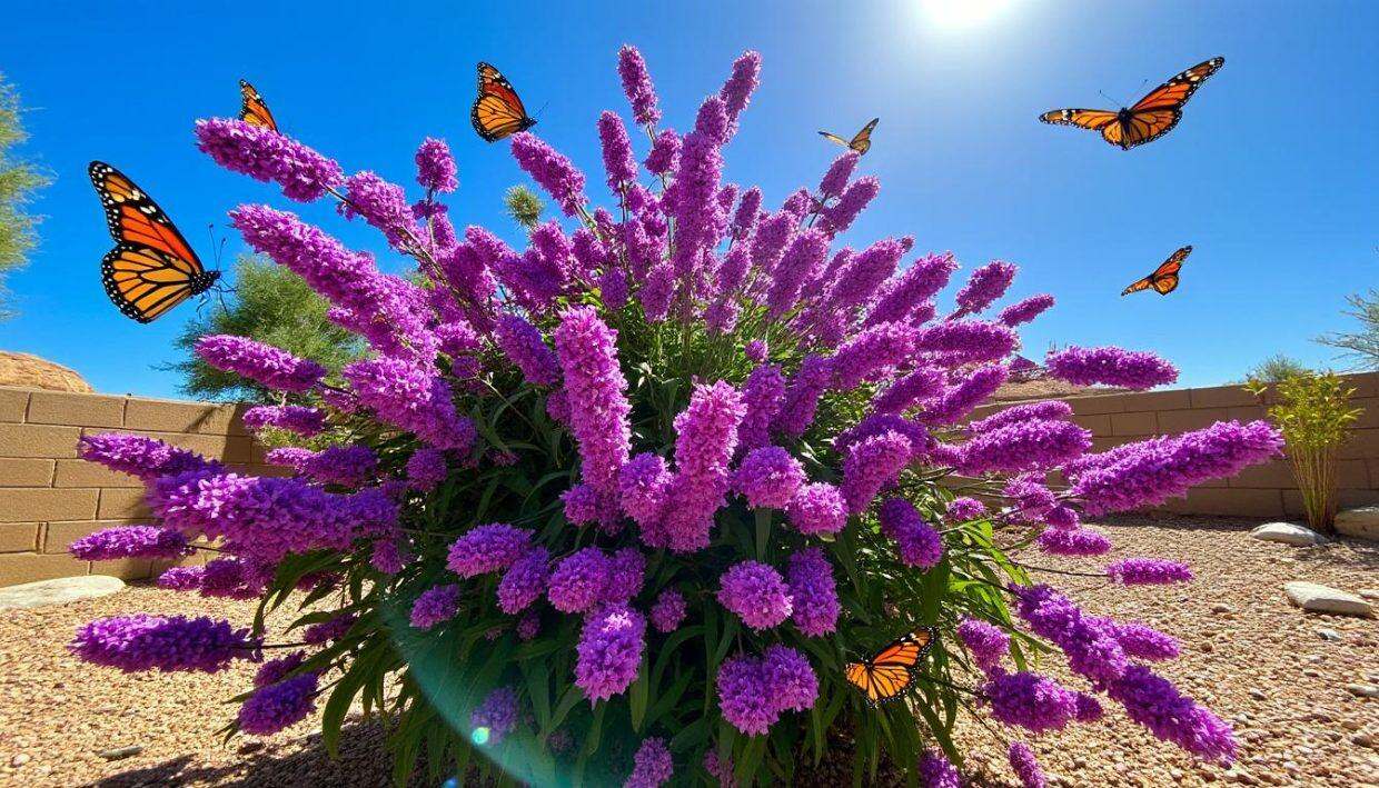découvrez comment cette plante des cailloux prospère à des températures élevées de 40°c tout en attirant une multitude de papillons colorés, créant ainsi un spectacle naturel fascinant dans votre jardin.