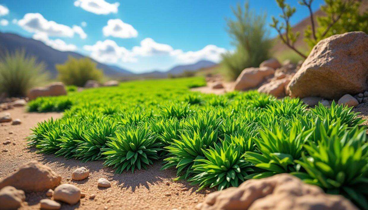 découvrez cette plante couvre-sol exceptionnelle qui reste verdoyante même sous le soleil et prospère sans nécessiter d'arrosage. idéale pour embellir votre jardin tout en préservant l'eau.